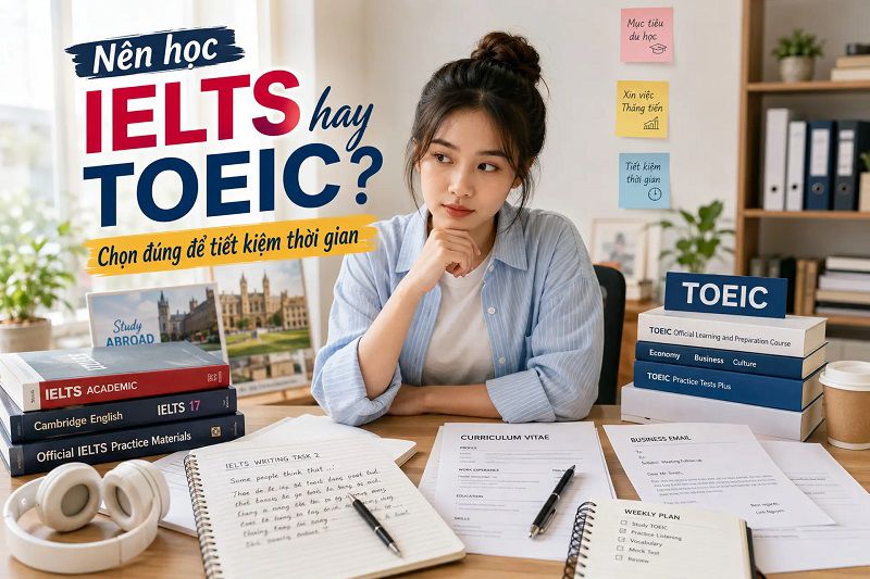Bản chất và mục đích của IELTS và TOEIC